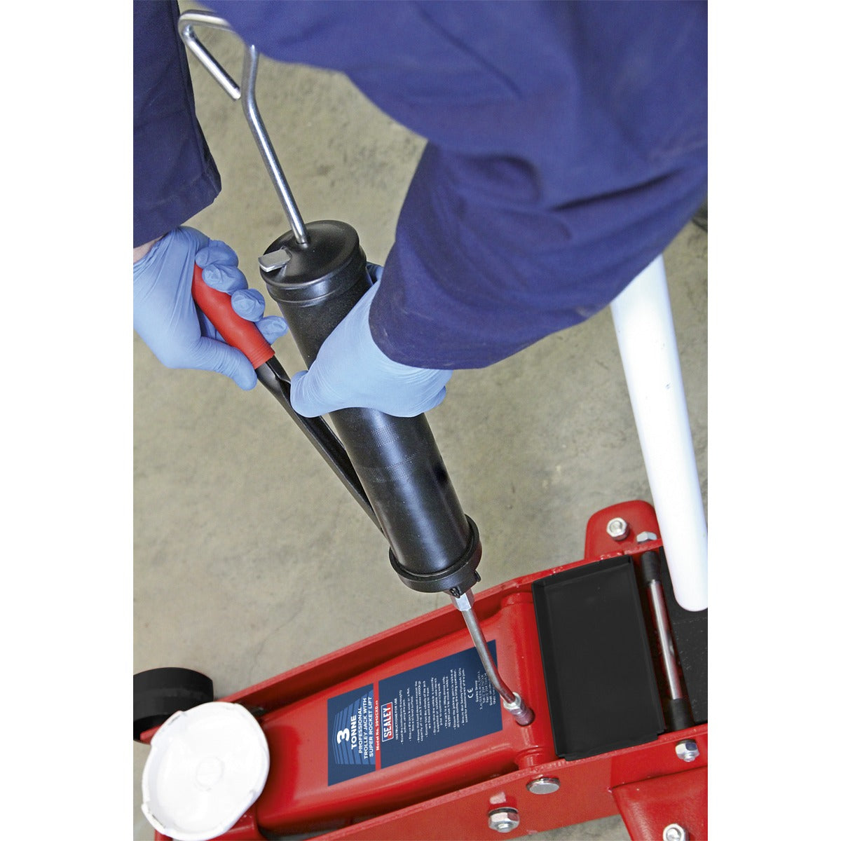 Sealey 3-Way Fill Manual Grease Gun AK445