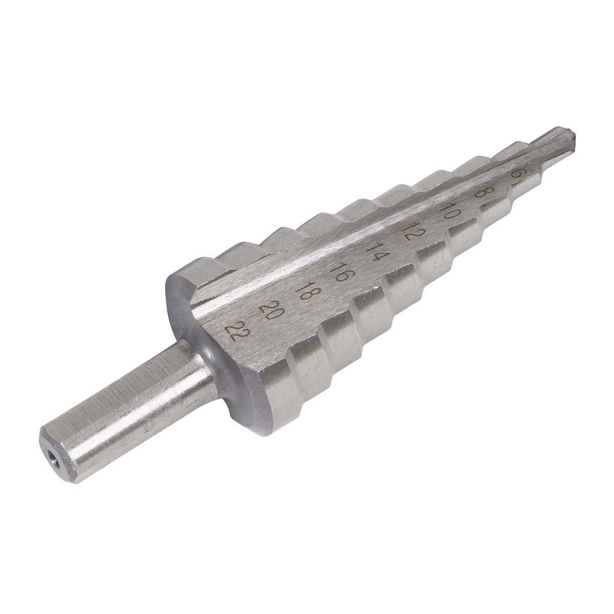 Sealey Straight Flute HSS 4341 Step Drill Bit 4-22mm AK4744