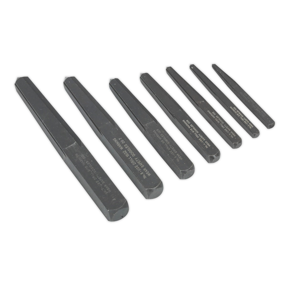 Sealey Square Type Screw Extractor Set 7pc AK720