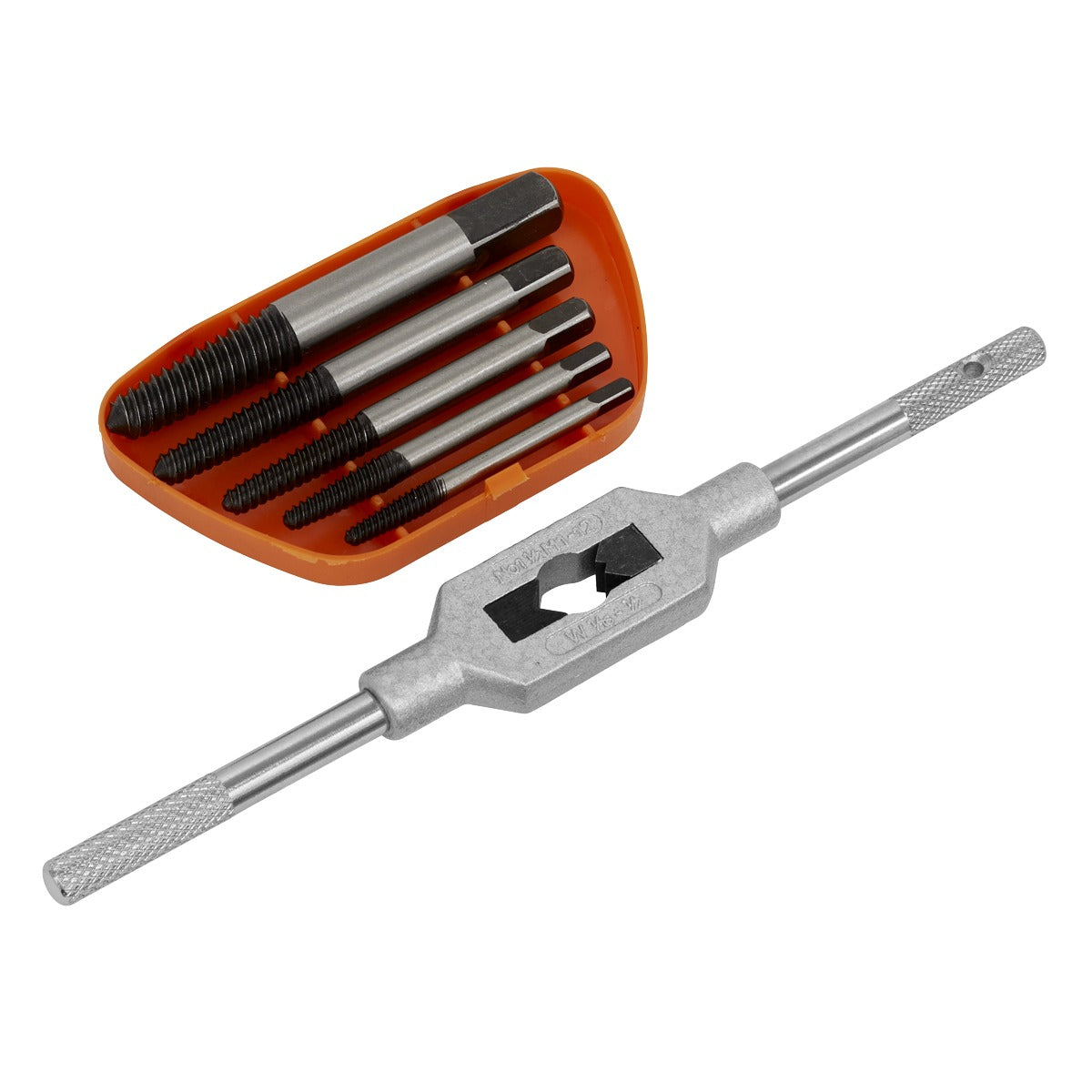 Sealey Helix Type Screw Extractor Set with Wrench 6pc AK721