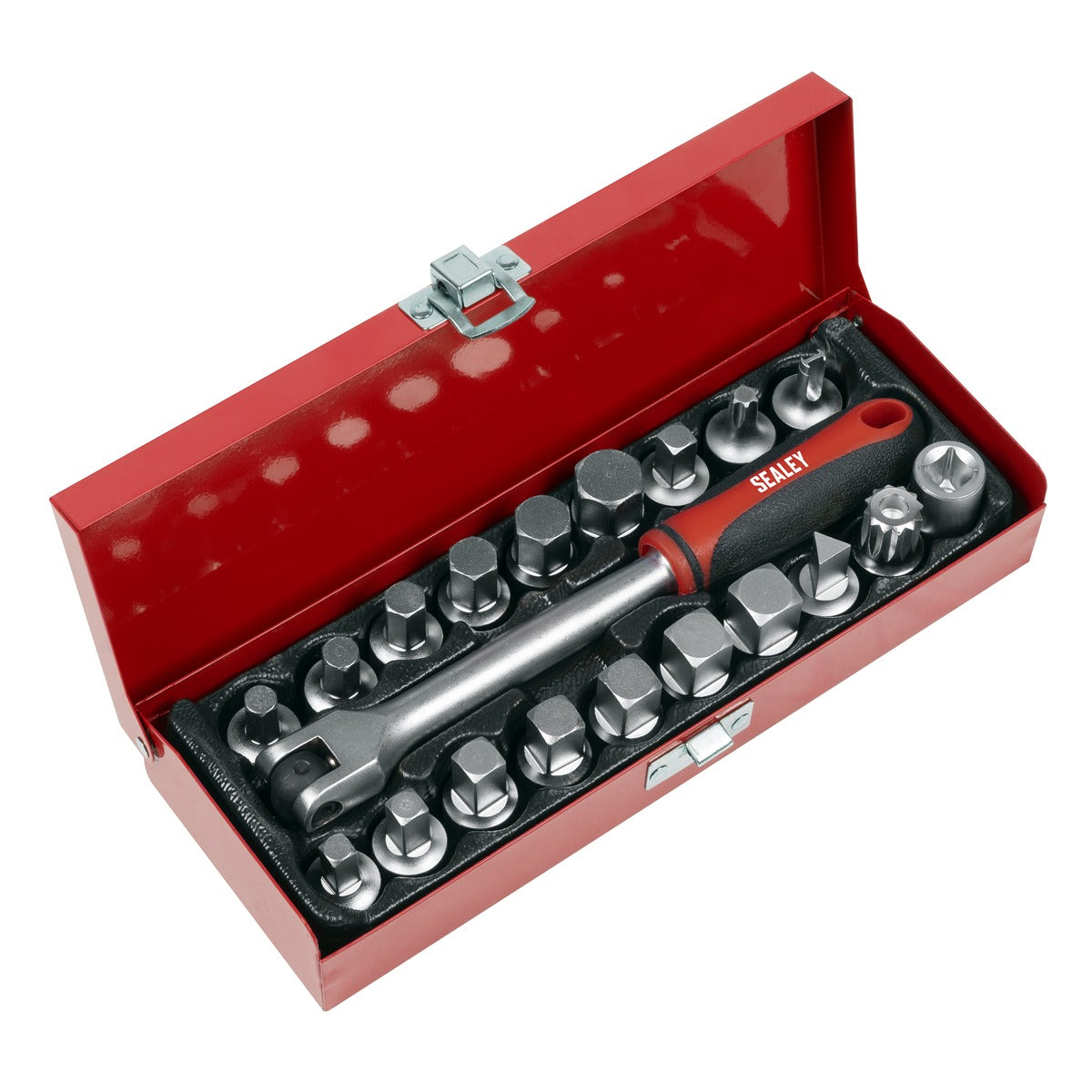 Sealey Oil Drain Plug Key Set 3/8"Sq Drive 20pc AK759