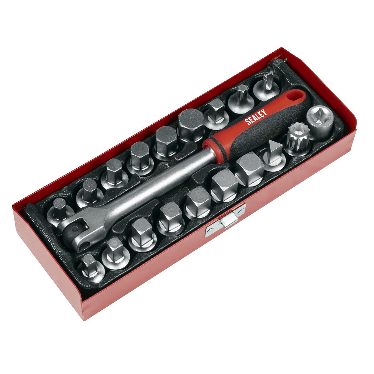 Sealey Oil Drain Plug Key Set 3/8"Sq Drive 20pc AK759