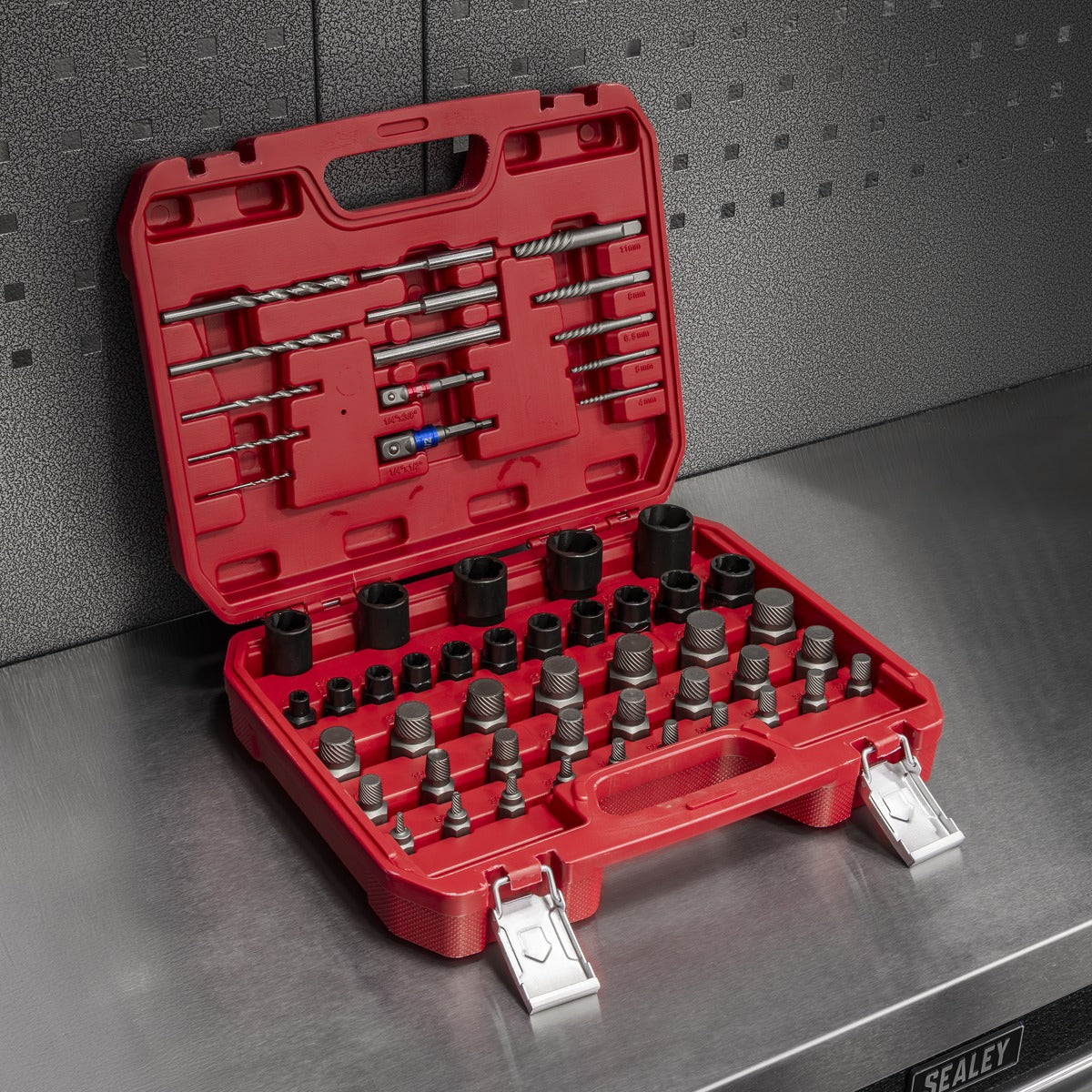 Sealey Master Nut, Bolt & Screw Extractor Set 56pc AK8156