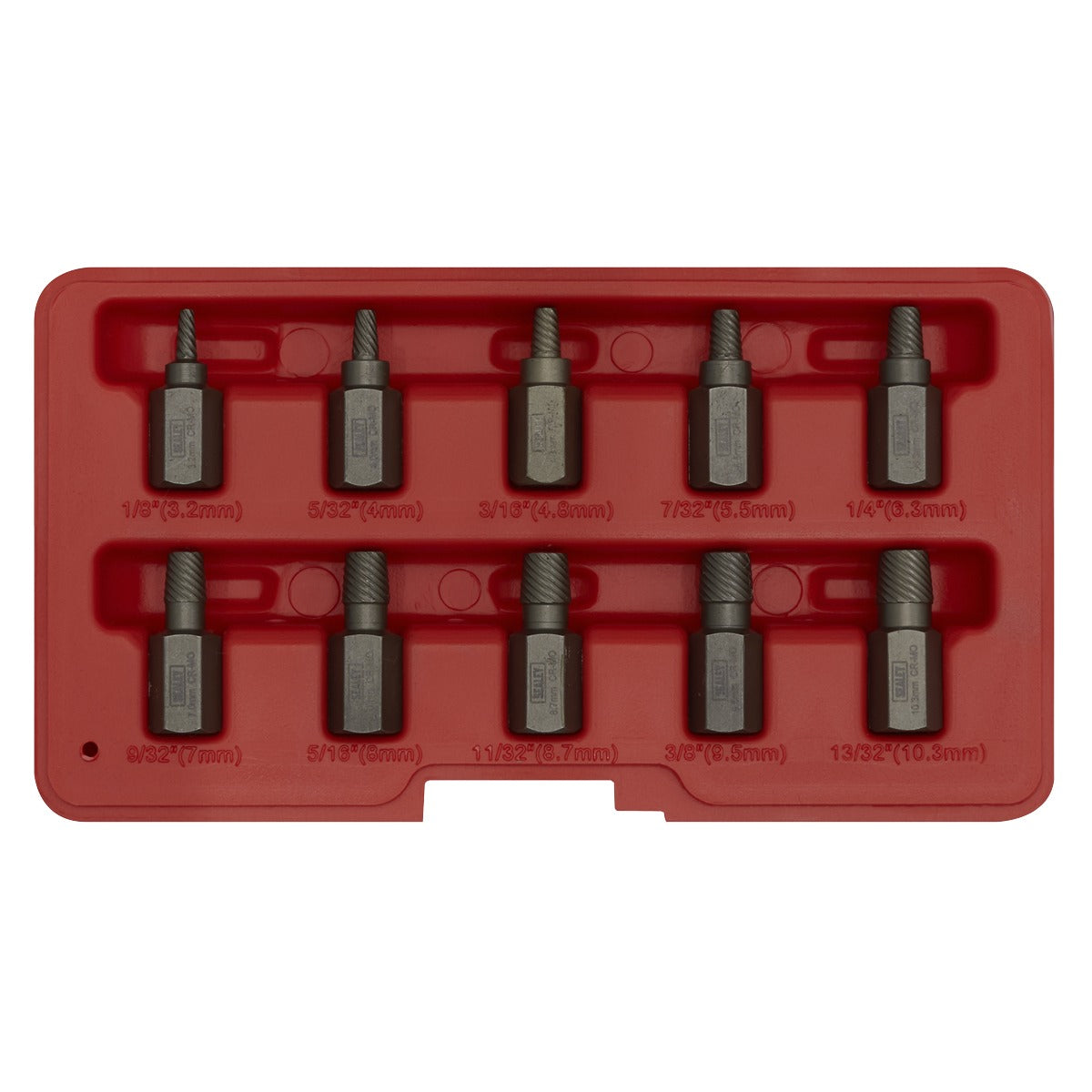 Sealey Multi-Spline Screw Extractor Set 10pc AK8181