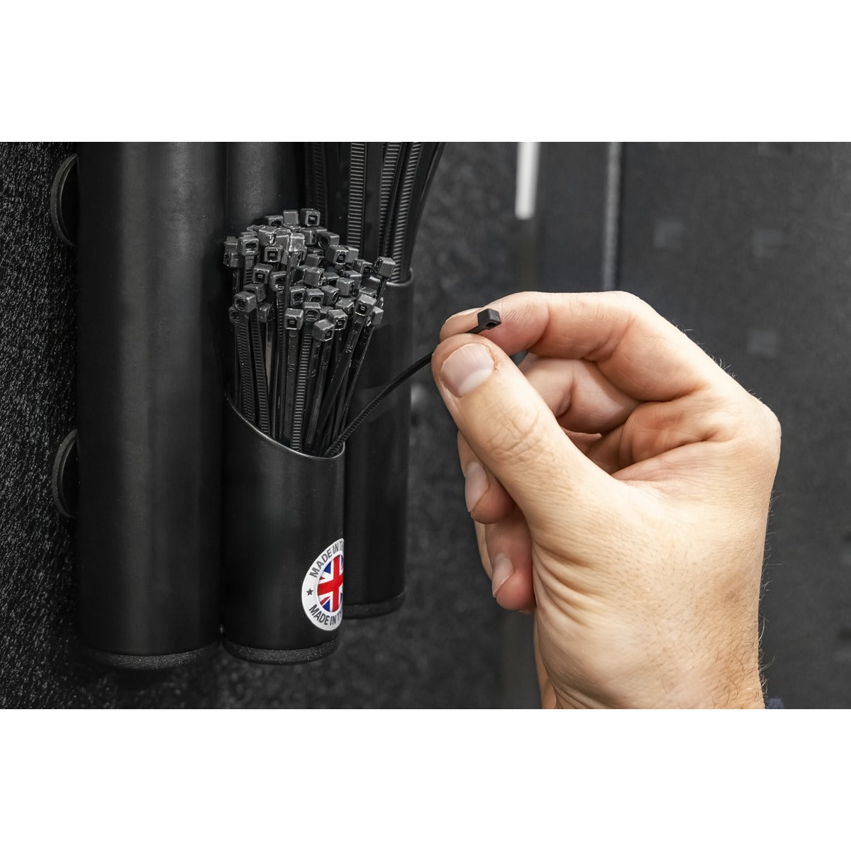 Sealey Large Magnetic Cable Tie Holder - Black APCTHBXL