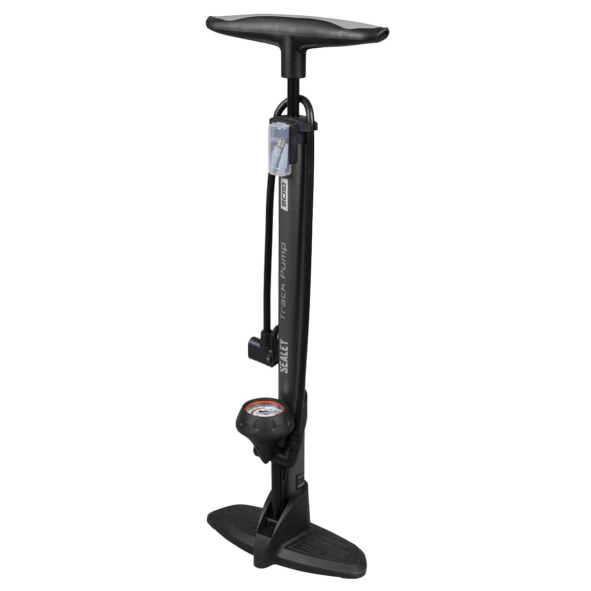 Sealey Track Pump with Dial Type Pressure Gauge BC110