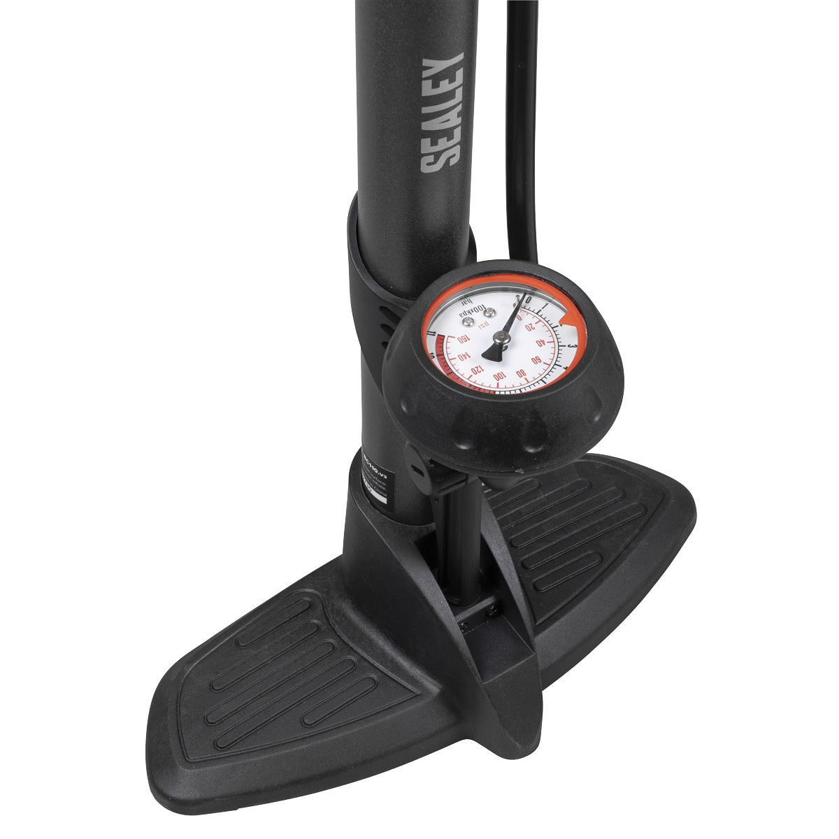 Sealey Track Pump with Dial Type Pressure Gauge BC110