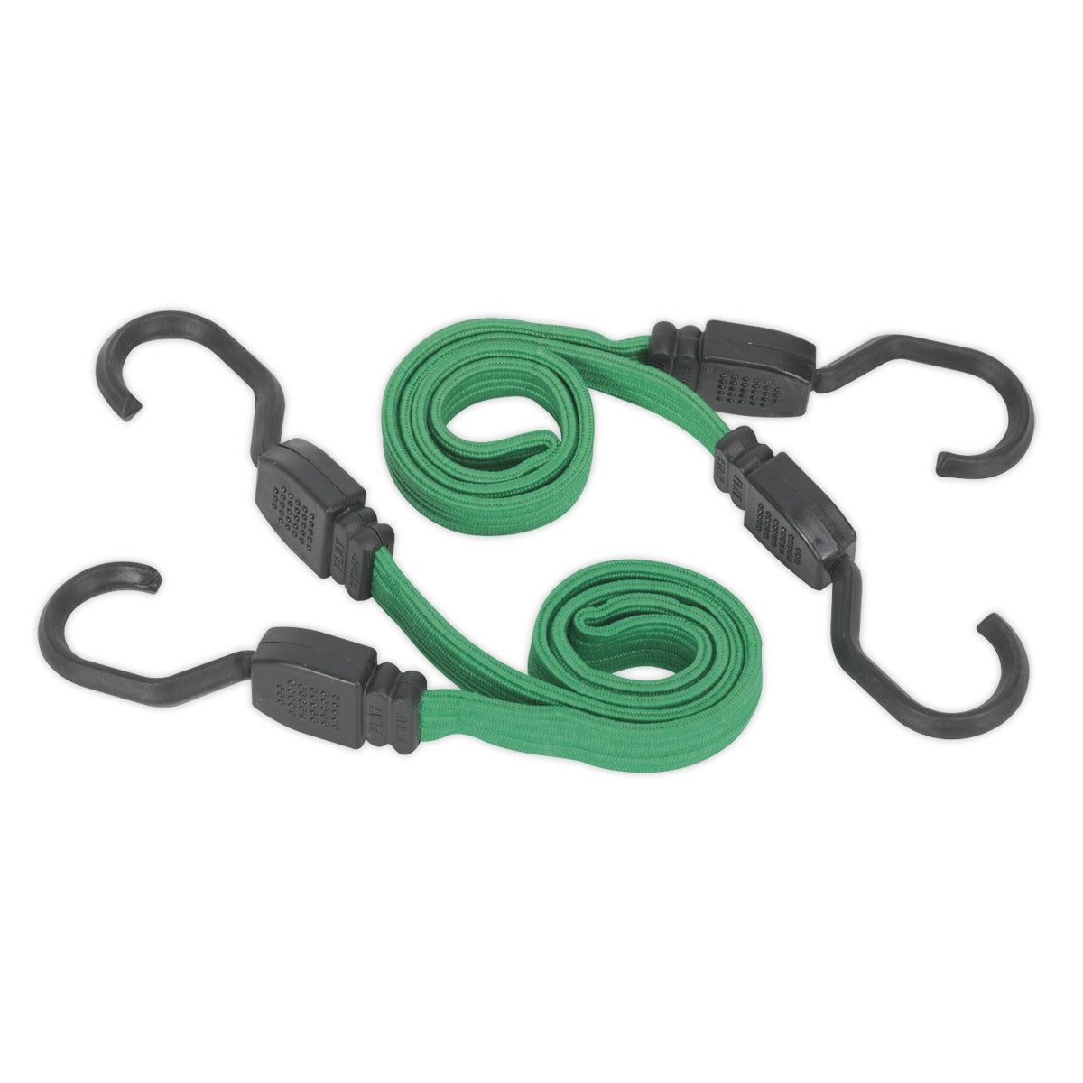 Sealey Flat Bungee Cord Set 610mm 2pc BCS16
