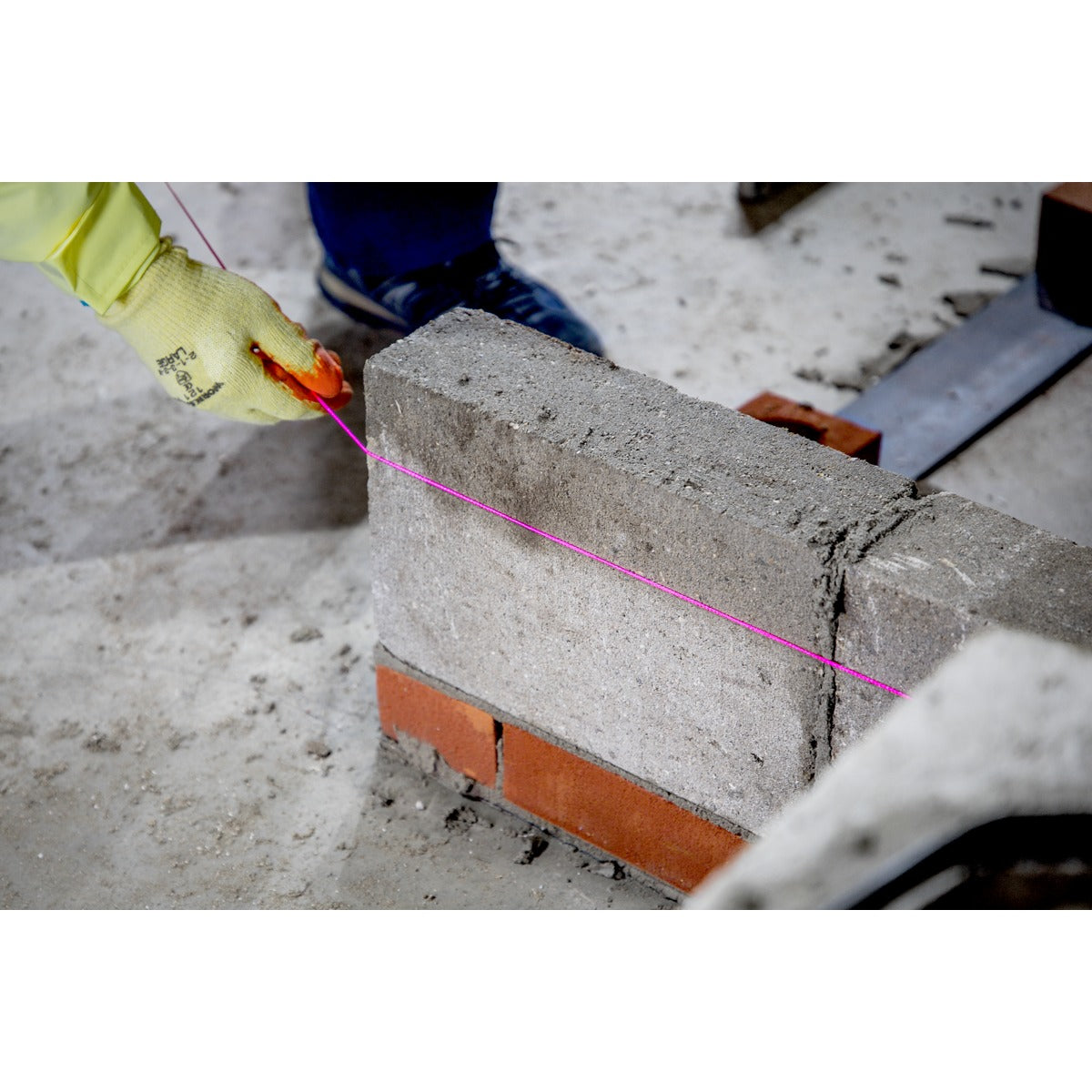 Sealey Braided Nylon Brick Line 76m - Pink BLP1