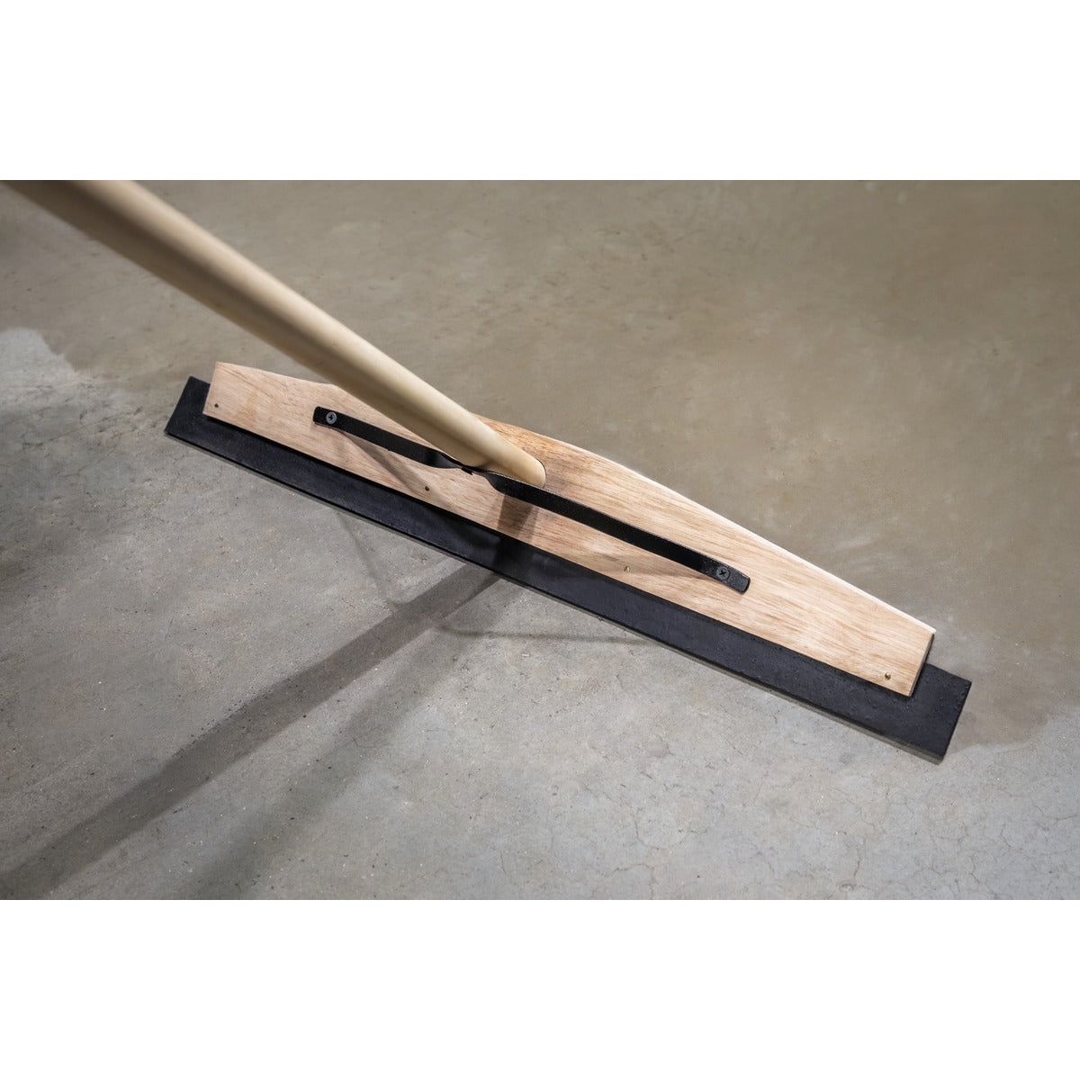 Sealey Rubber Floor Squeegee with Wooden Handle 24"(600mm) BM24RS