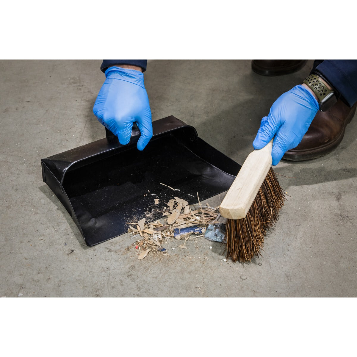 Sealey Dustpan & Brushes Metal BM26