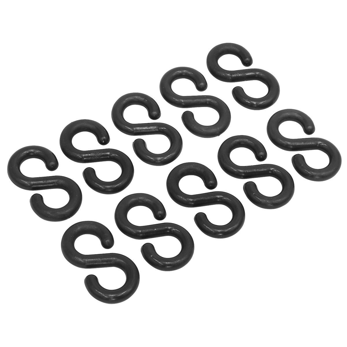 Sealey Plastic Chain S-Hook - Pack of 10 BSH10