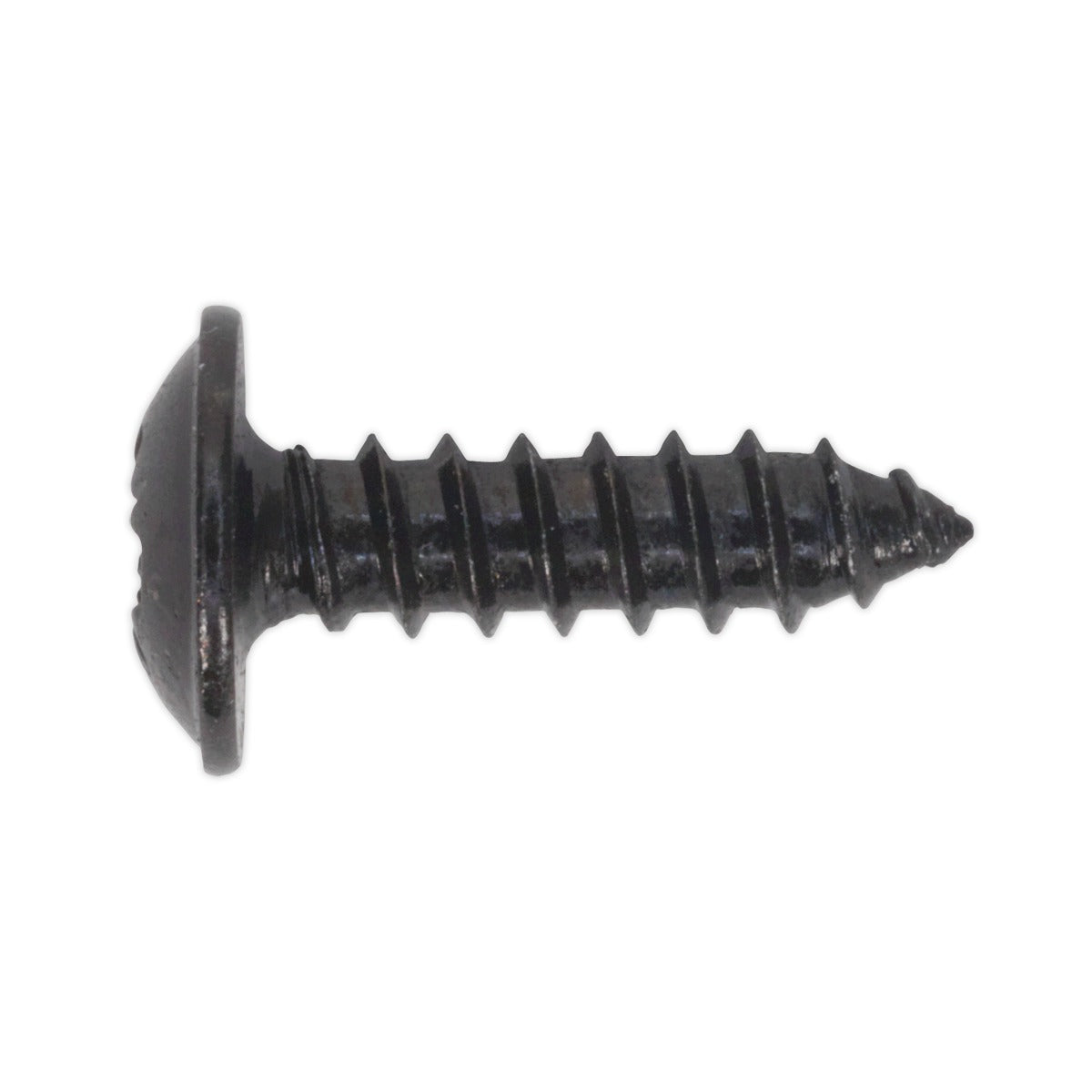 Sealey Self-Tapping Pozi Flanged Head Screw 3.5 x 13mm, Black - Pack of 100 BST3513