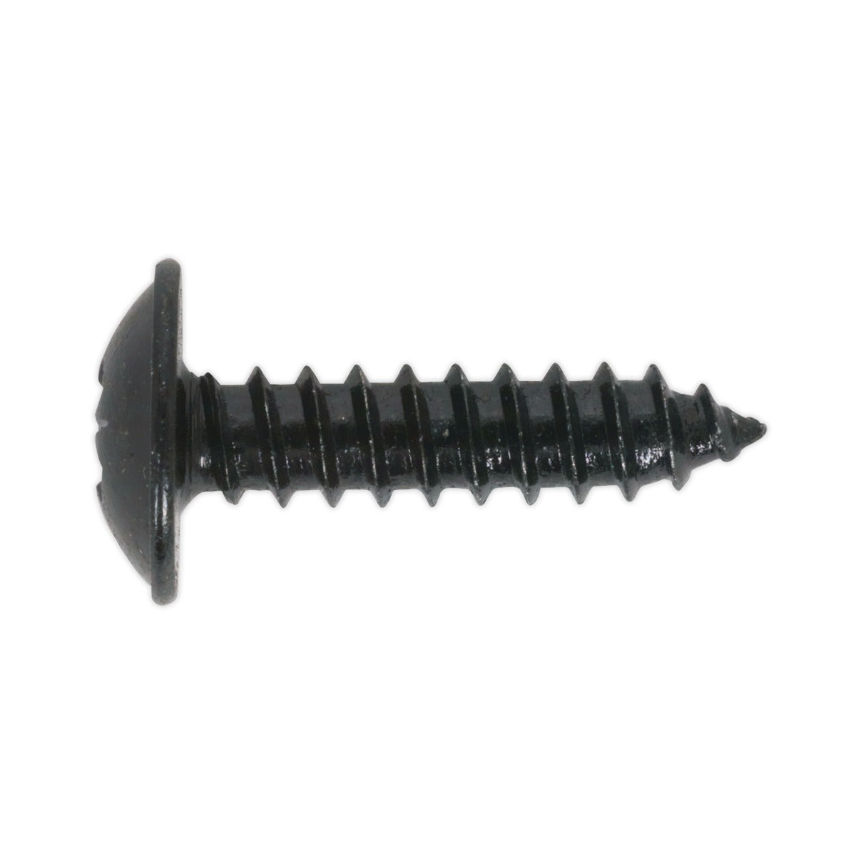 Sealey Self-Tapping Pozi Flanged Head Screw 4.8 x 13mm, Black - Pack of 100 BST4813