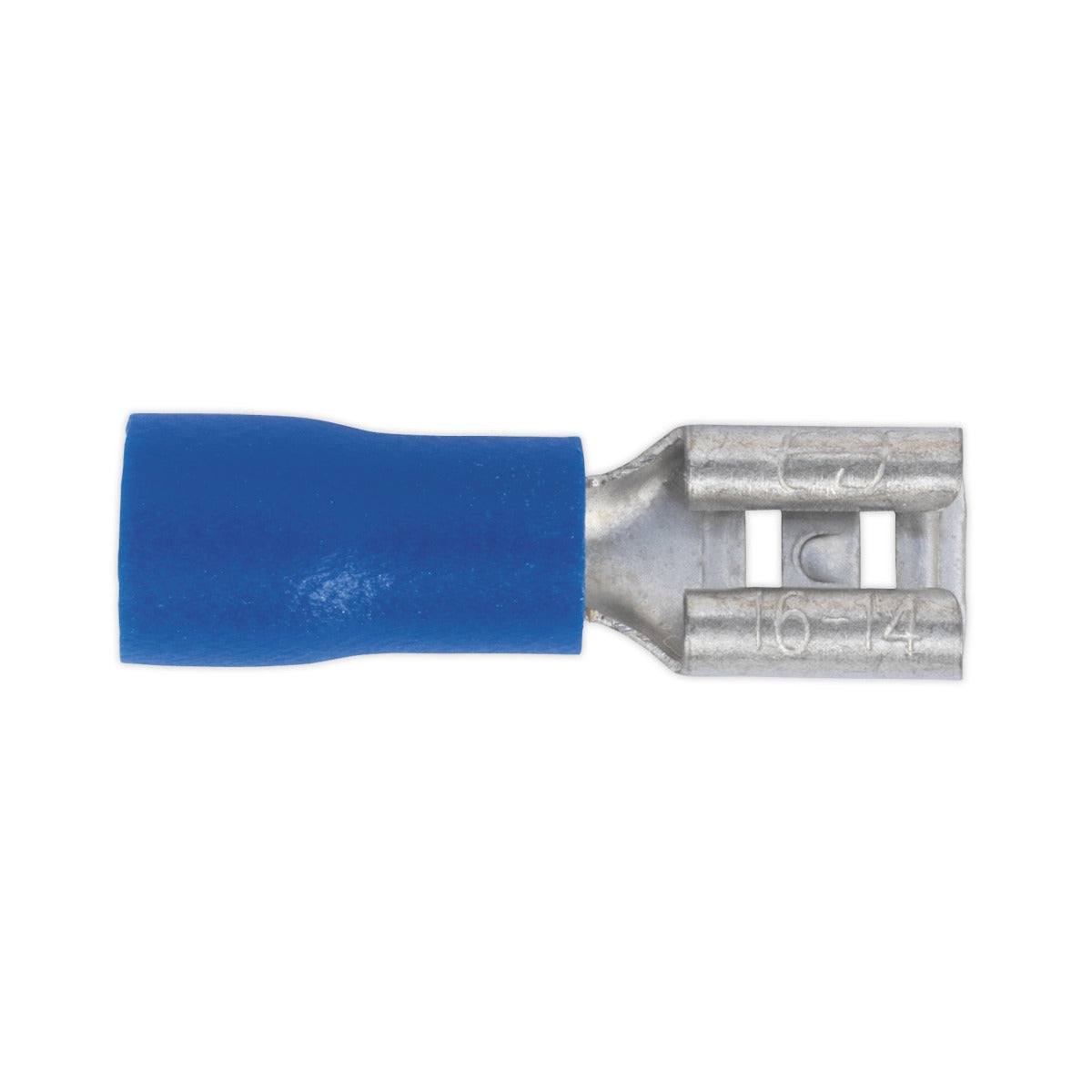 Sealey Push-On Female Terminal 4.8mm, Blue - Pack of 100 BT19