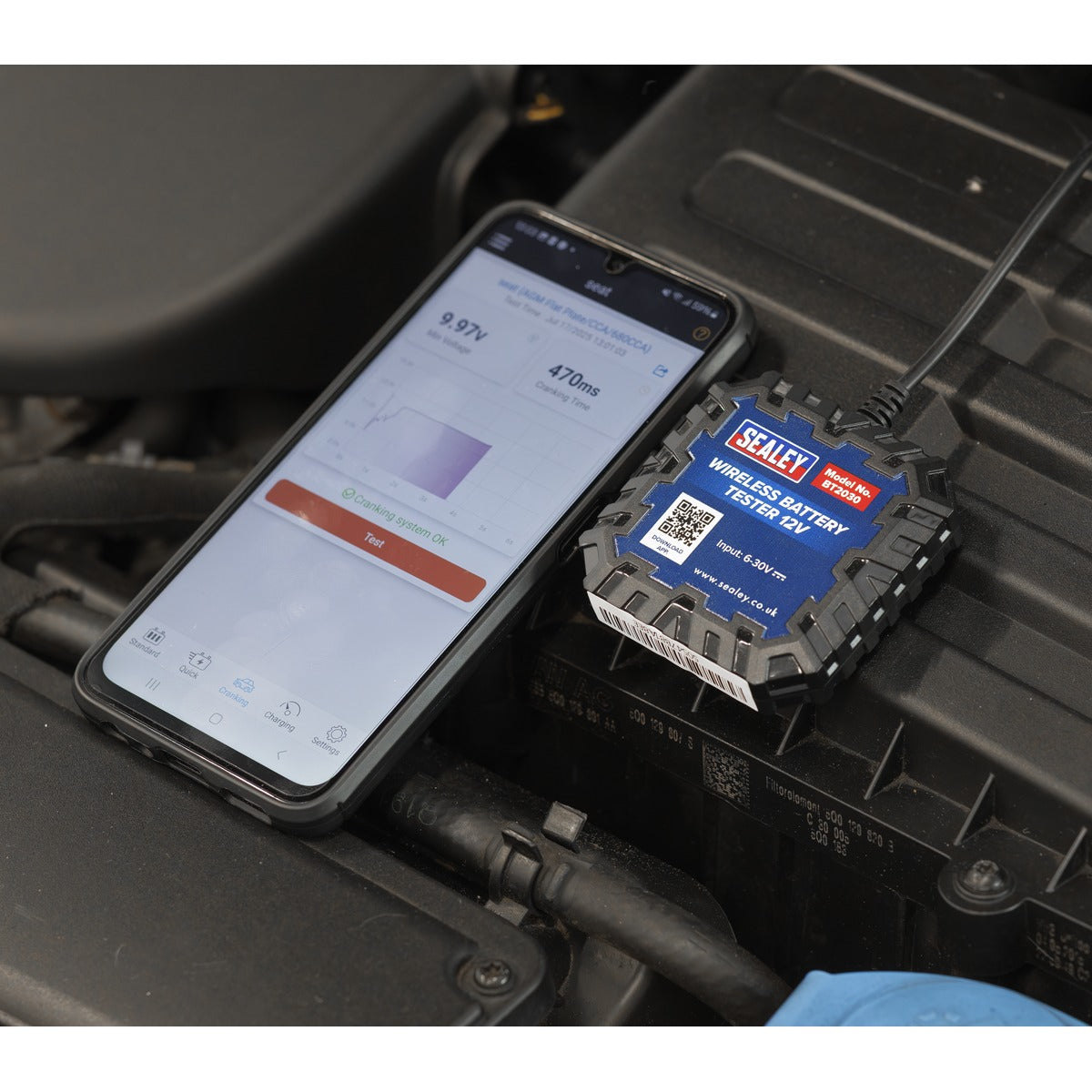 Sealey Wireless Battery Tester 12V BT2030