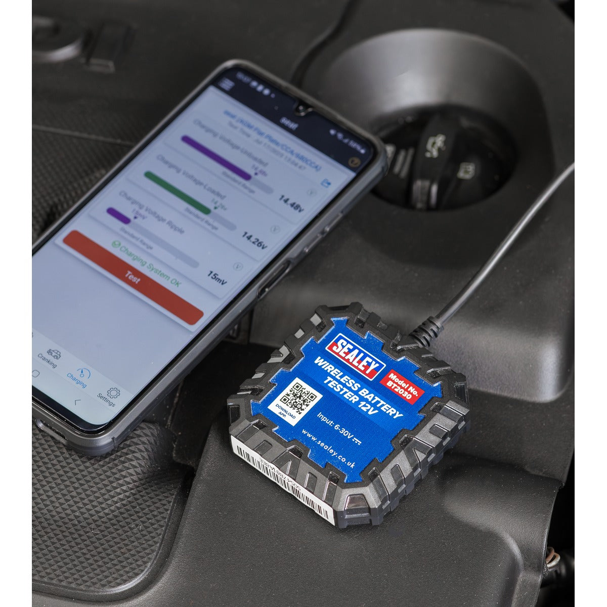 Sealey Wireless Battery Tester 12V BT2030