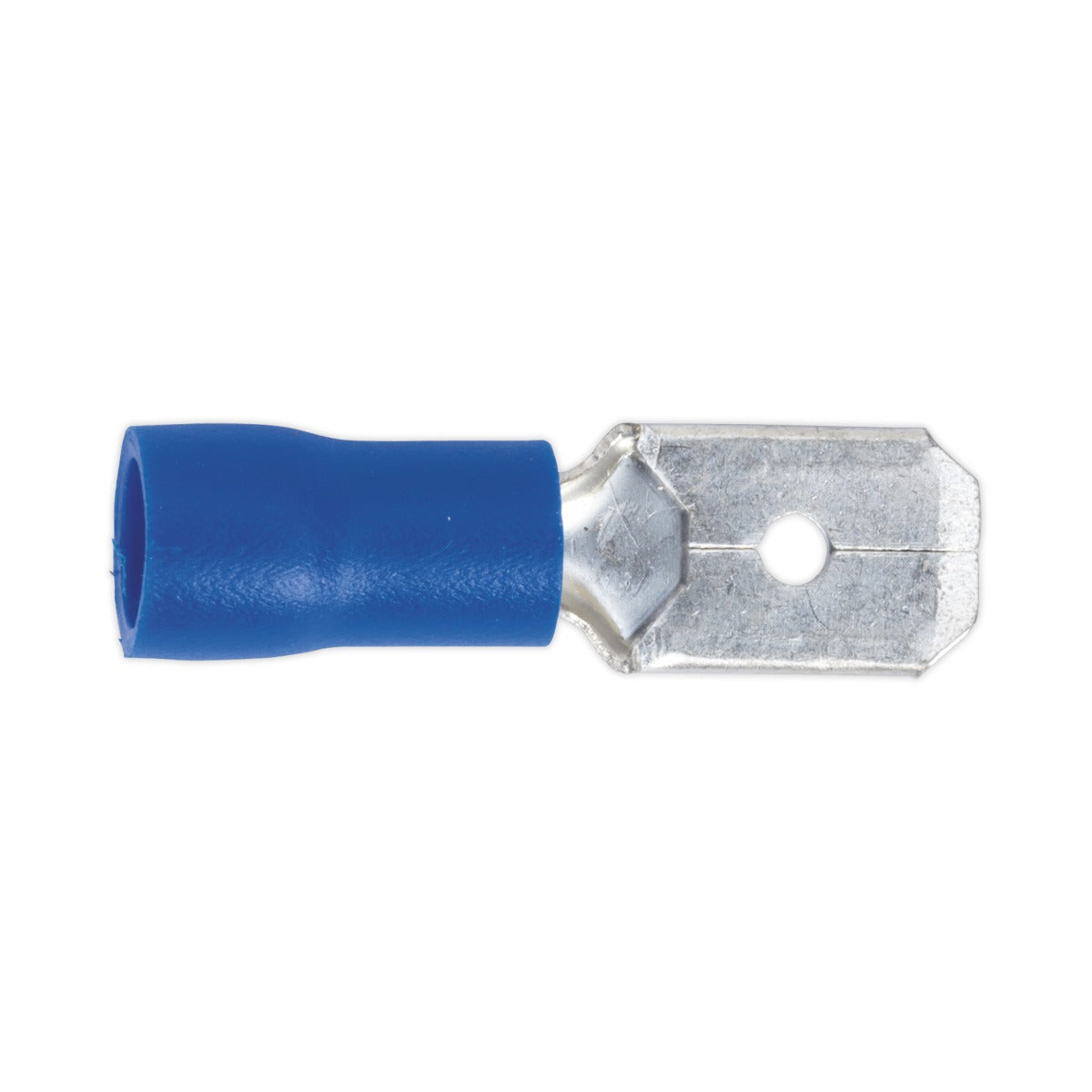 Sealey Push-On Male Terminal 6.3mm, Blue - Pack of 100 BT21