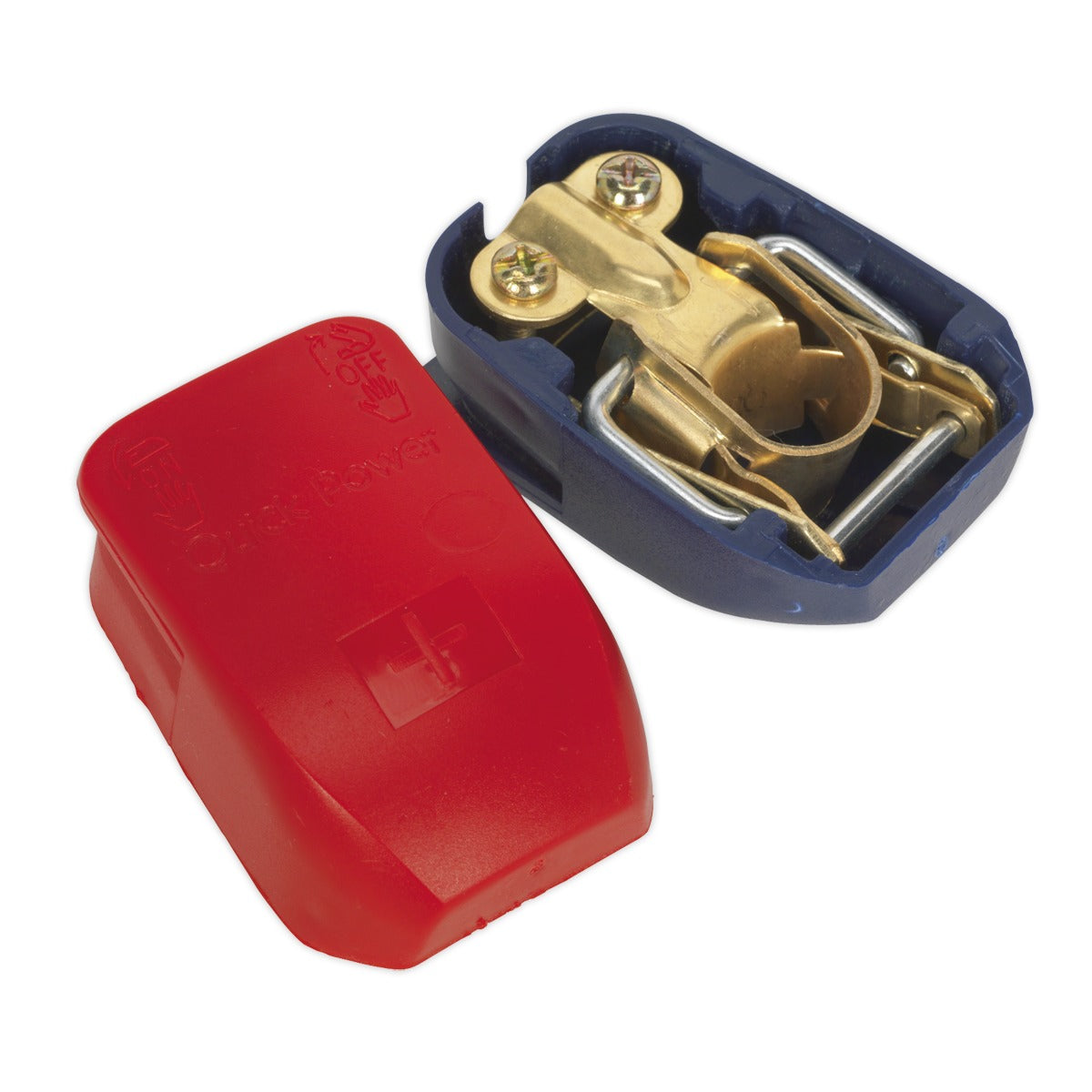 Sealey Quick Release Positive-Negative Battery Clamps - Pair BTQK12