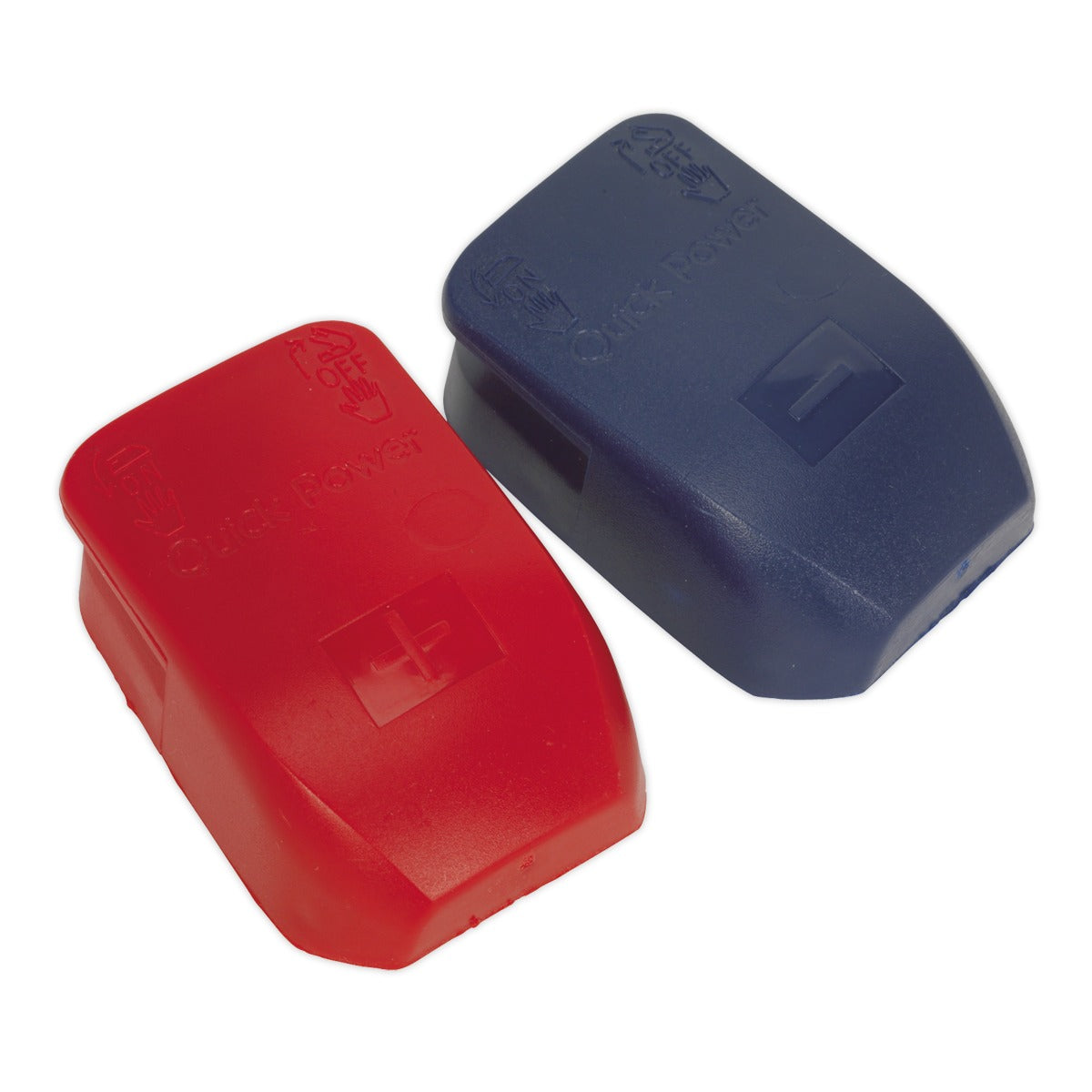 Sealey Quick Release Positive-Negative Battery Clamps - Pair BTQK12