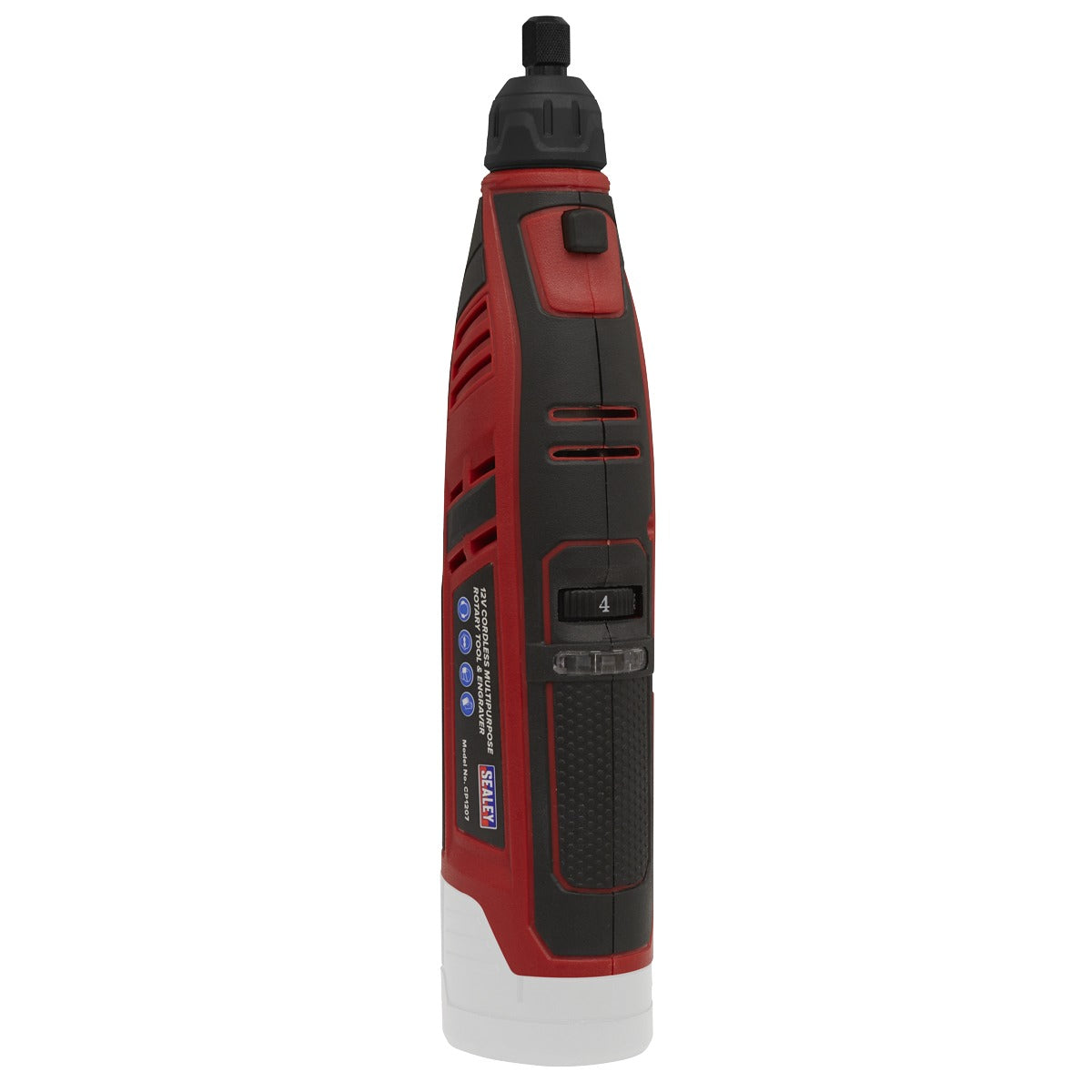 Sealey SV12 Series Cordless Multipurpose Rotary Tool & Engraver Kit 12V 49pc - Body Only CP1207