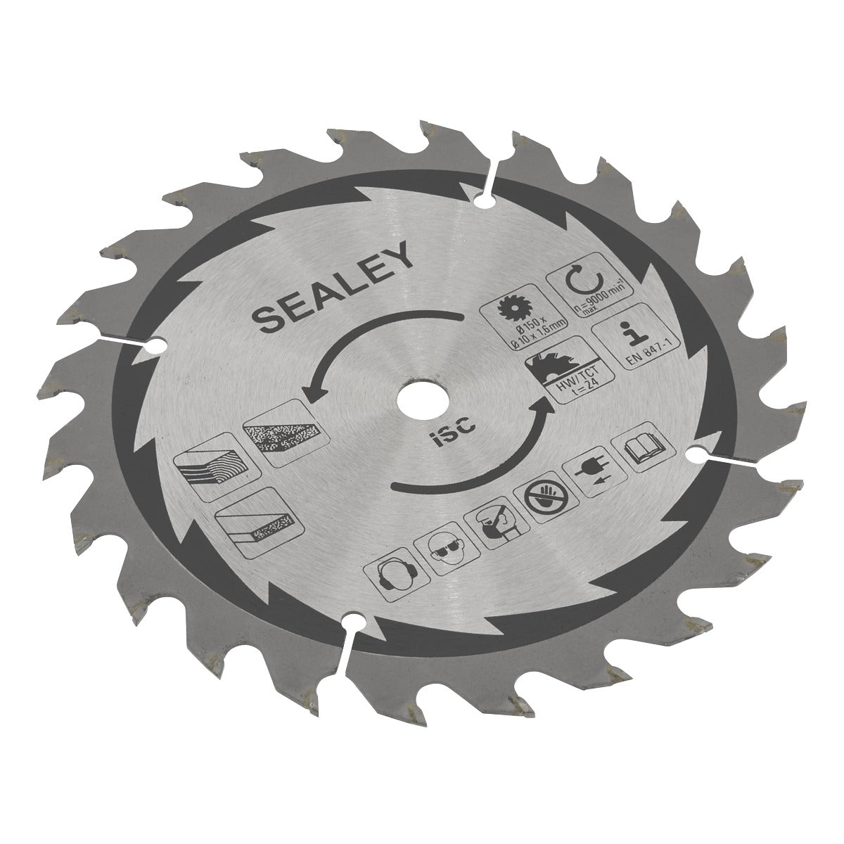 Sealey 150mm Cut-Off Saw Blade 1.6mm/10mm 24tpu CP20VCS.03