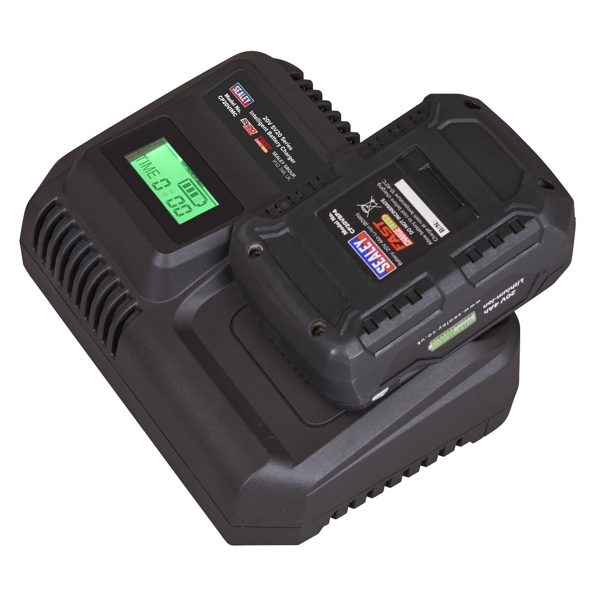 Sealey Intelligent Battery Charger 20V SV20 Series Lithium-ion CP20VIMC