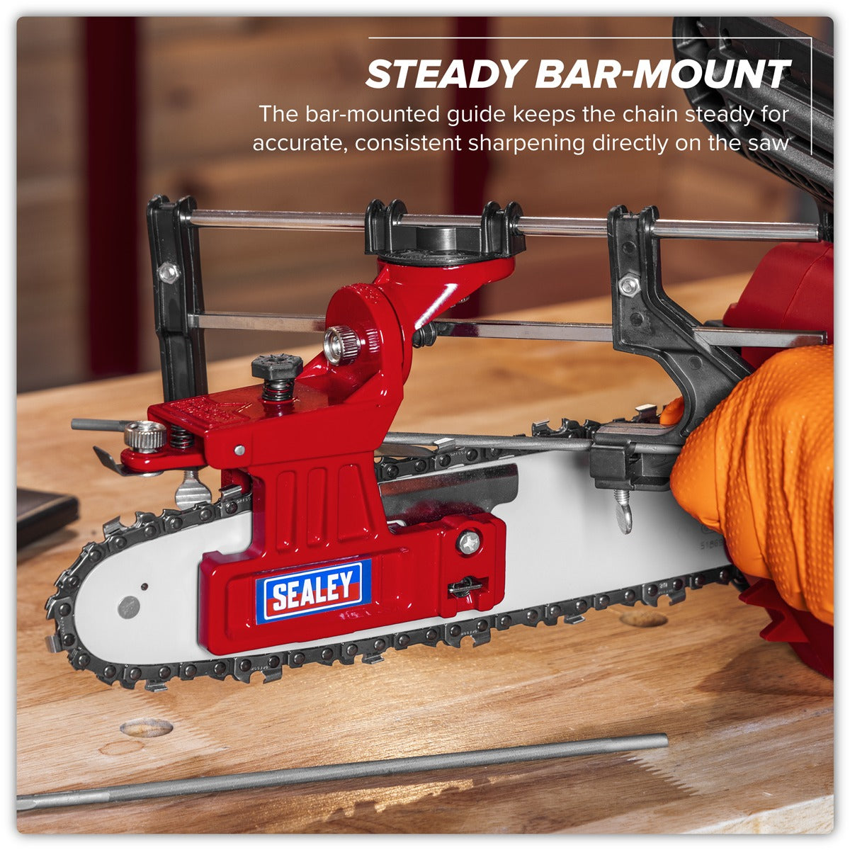 Sealey Bar Mounted Chainsaw Chain Sharpening Guide CS02