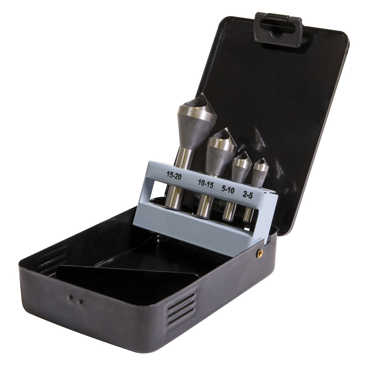 Sealey 90° Slotted Deburring Countersink Drill Bit Set 4pc CSSET4O