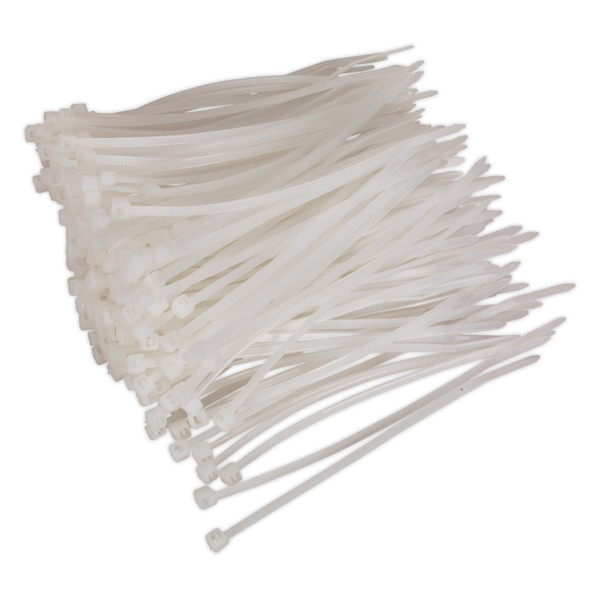 Sealey Cable Tie 100 x 2.5mm, White - Pack of 200 CT10025P200W