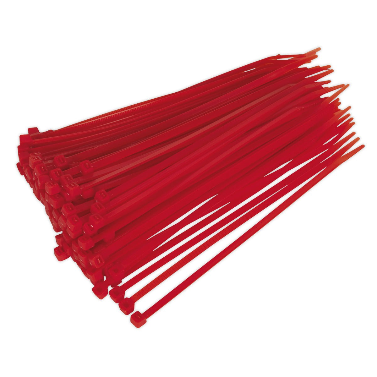 Sealey Cable Tie 200 x 4.4mm, Red - Pack of 100 CT20048P100R