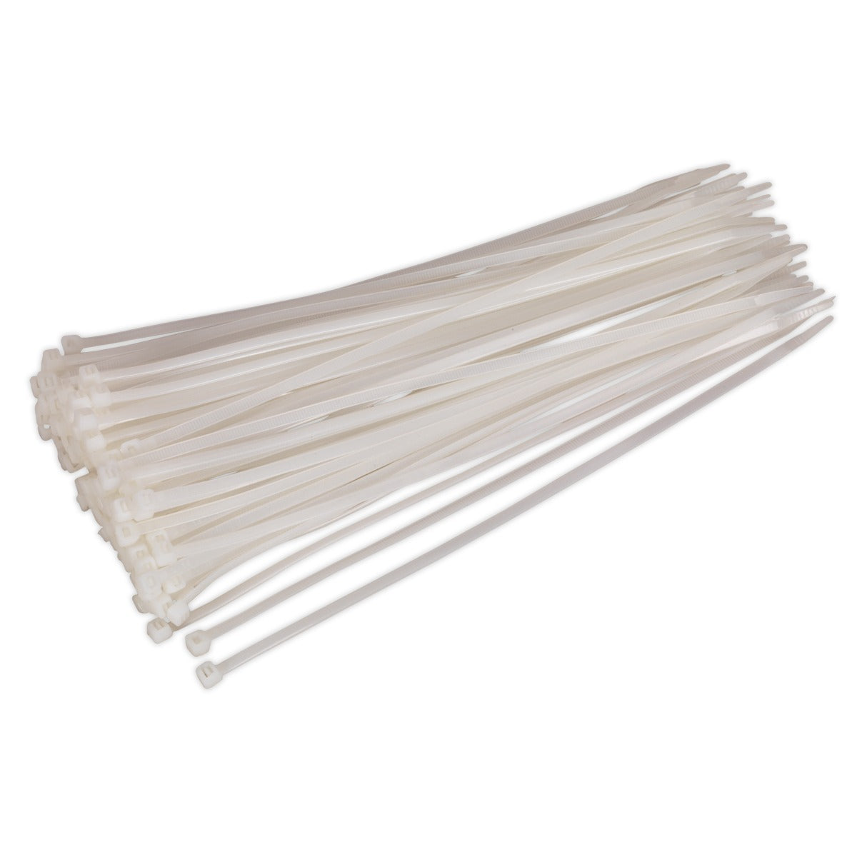 Sealey Cable Tie 300 x 4.8mm, White - Pack of 100 CT30048P100W
