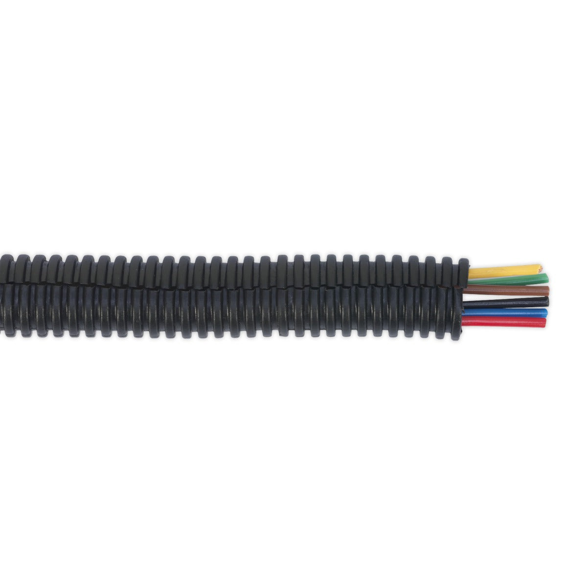 Sealey Split Convoluted Cable Sleeving Split 12-16mm 10m CTS1210