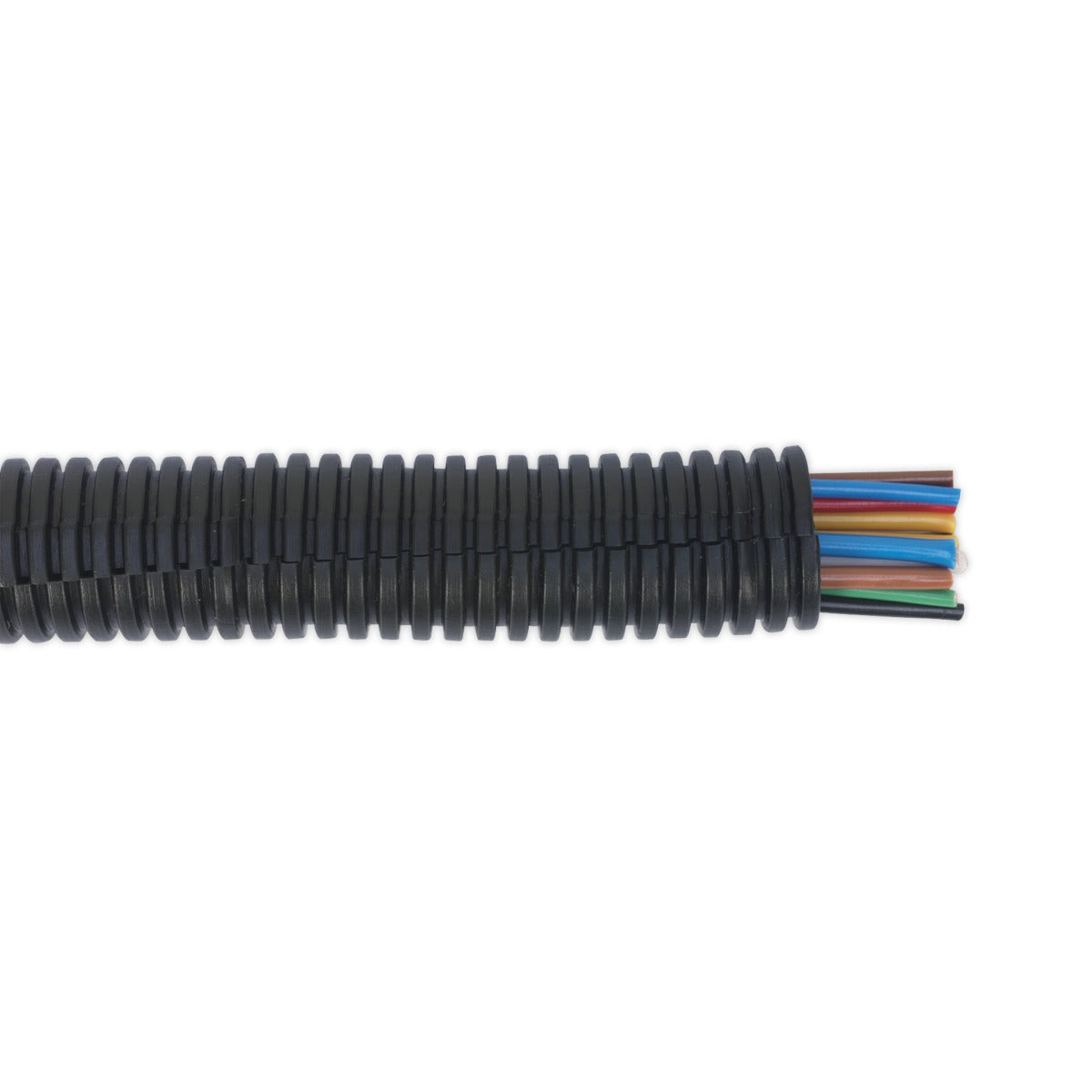 Sealey Split Convoluted Cable Sleeving Split 17-21mm 10m CTS1710