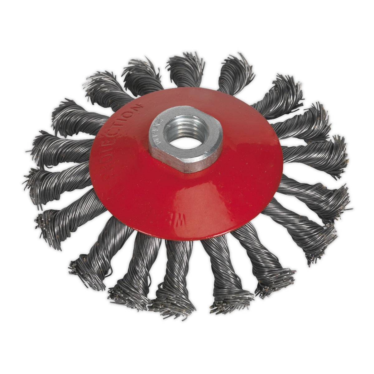 Sealey 115mm Conical Wire Brush M14 x 2mm CWB115