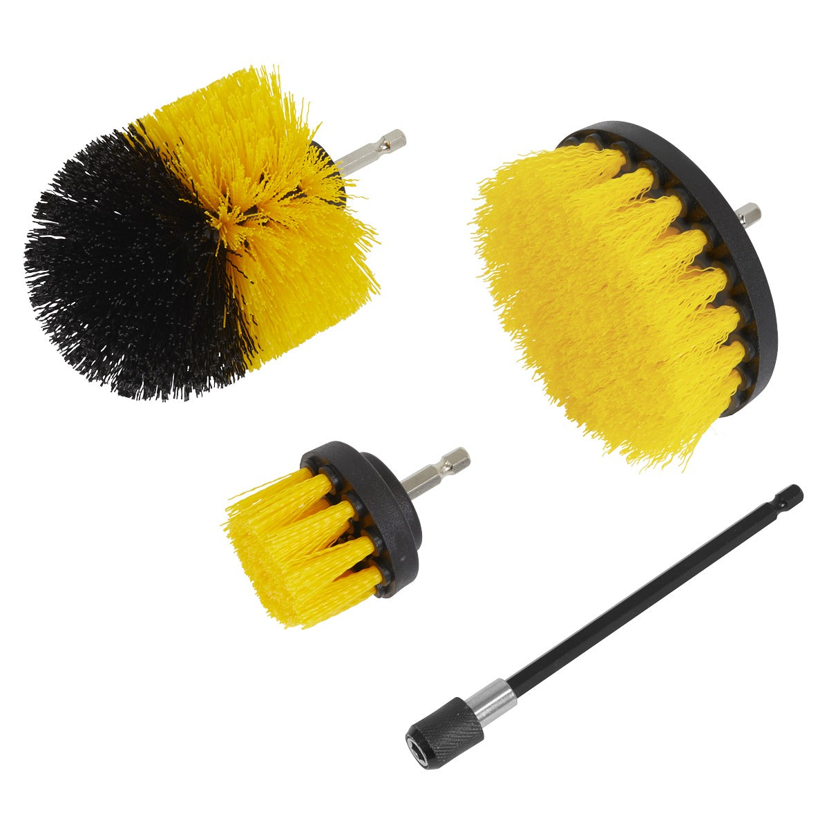 Sealey Drill Brush Set 4pc DBS4
