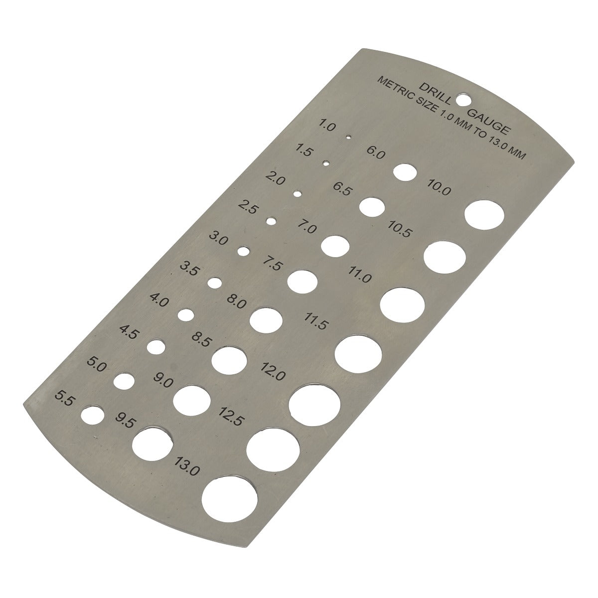 Sealey Metric Drill Gauge 1-13mm DGM1