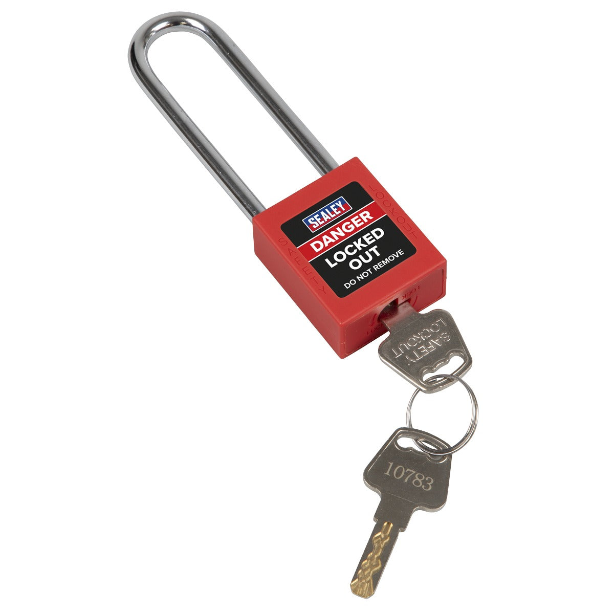 Sealey Long Shackle Safety Lockout Padlock EV12