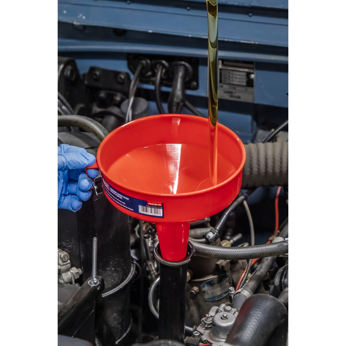 Sealey Fixed Spout Funnel 185mm - Medium F4
