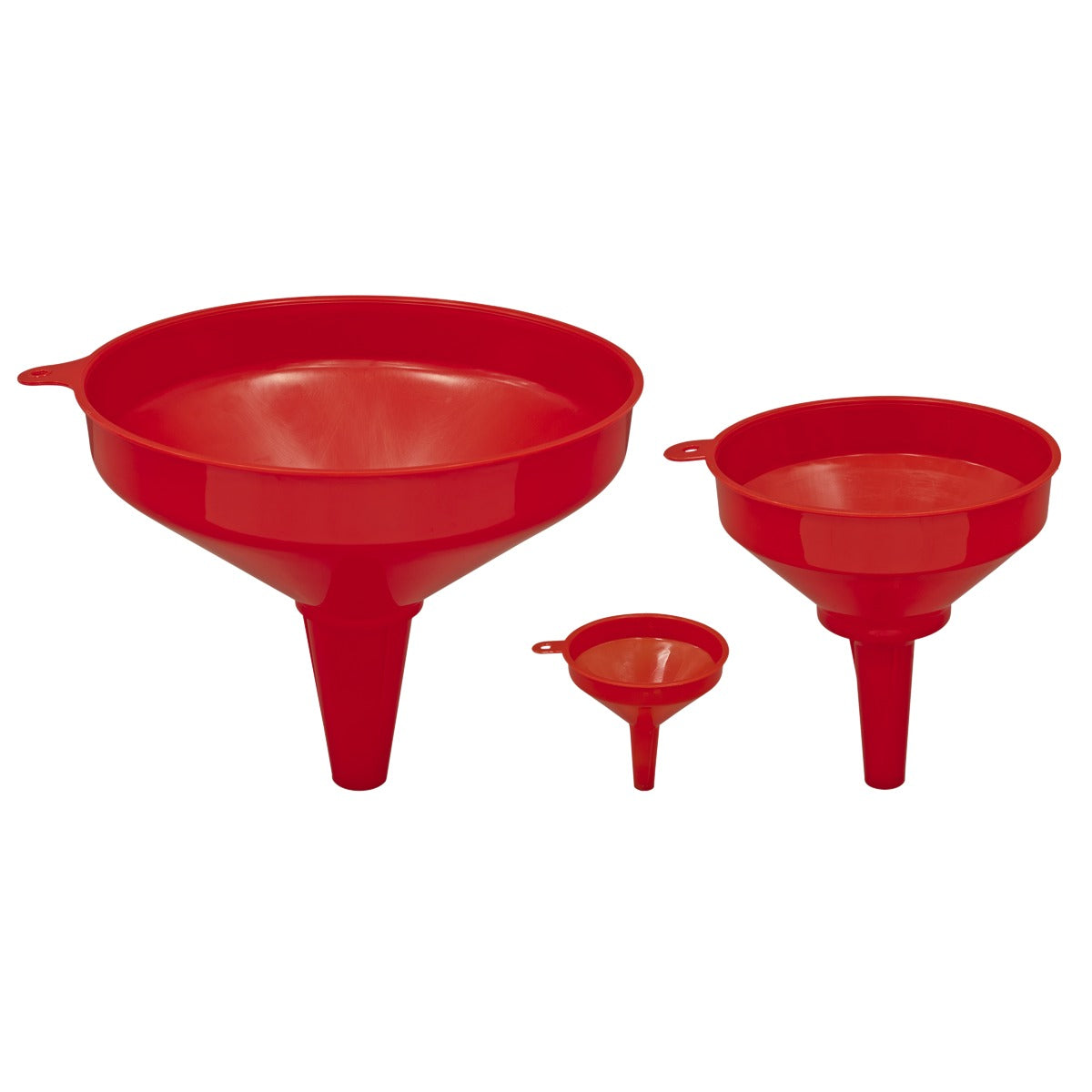 Sealey Fixed Spout Funnel Set 3pc F98