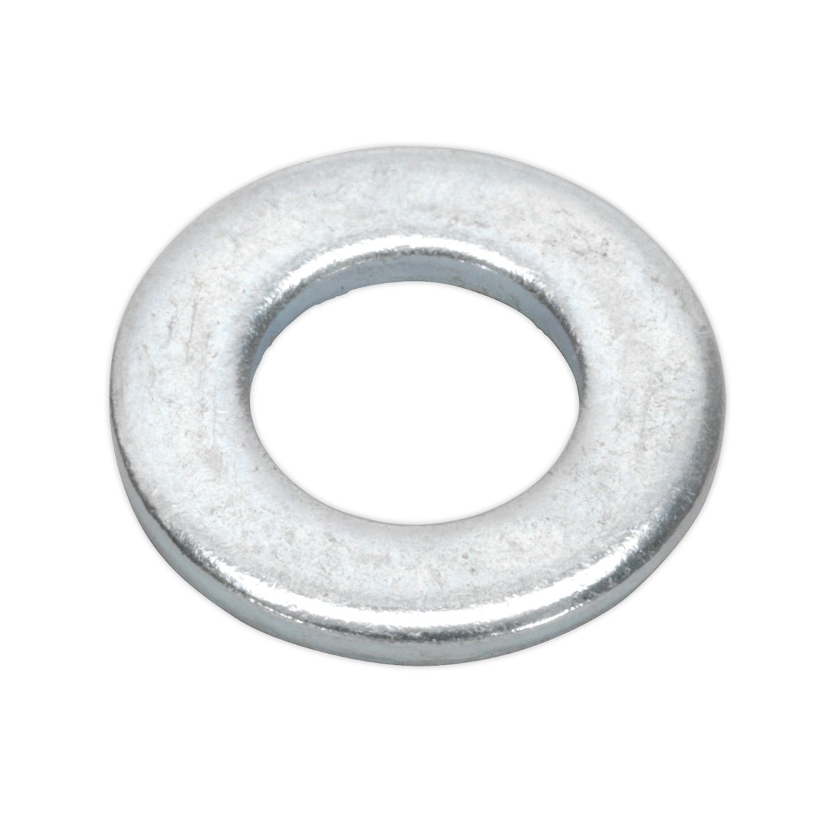 Sealey Zinc Plated Form A Flat Washer M8 x 17mm, DIN 125 - Pack of 100 FWA817