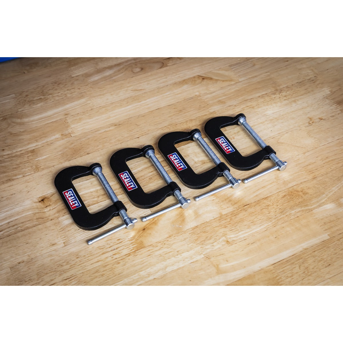 Sealey Junior C-Clamp Set 51 x 32mm 4pc GCC06