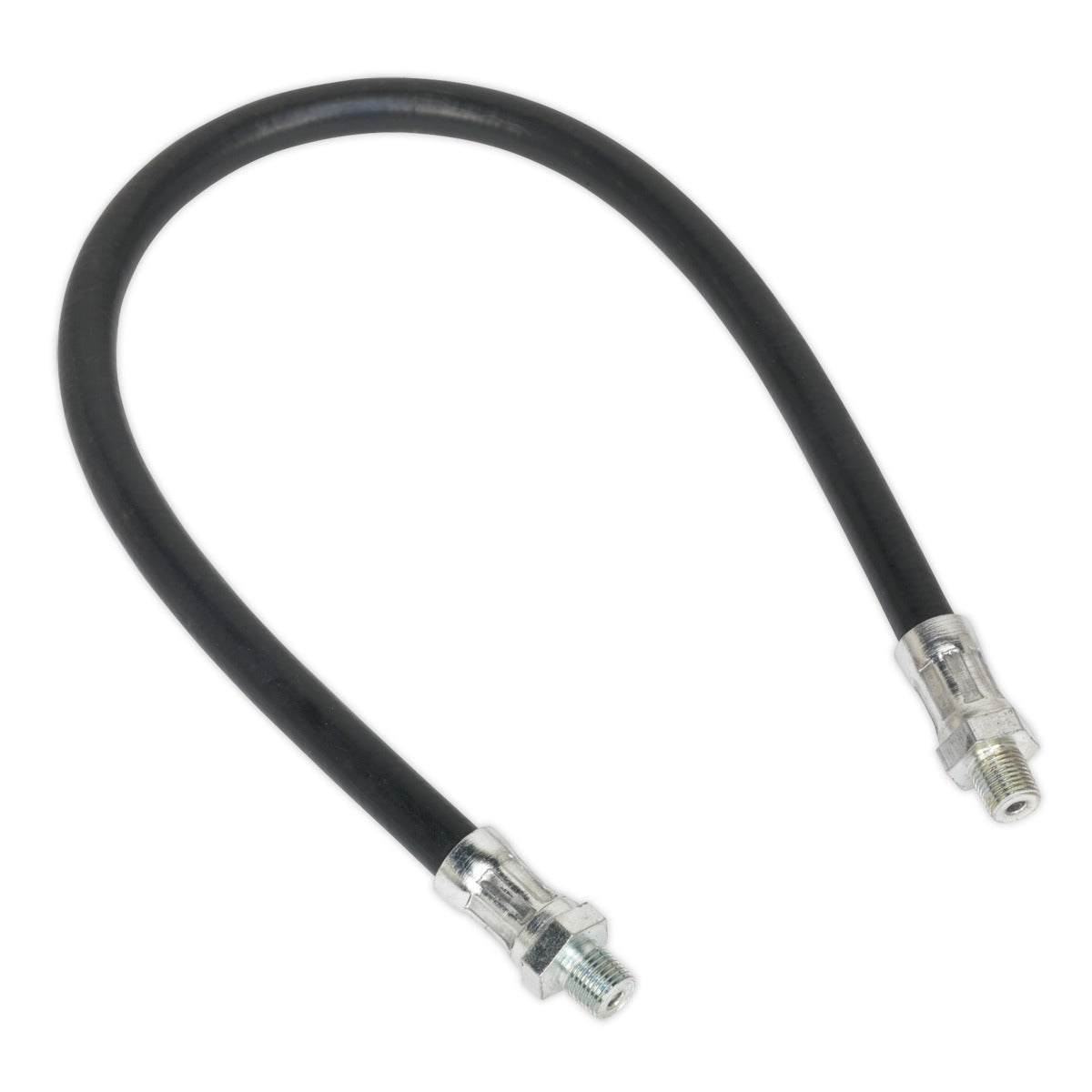 Sealey Flexible Rubber Grease Gun Delivery Hose 450mm 1/8"BSP GGH450