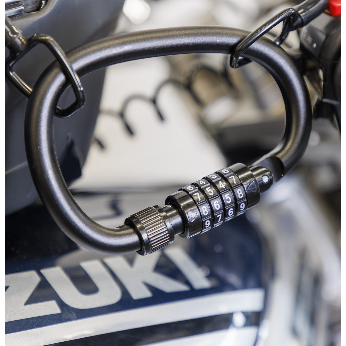 Sealey Helmet/Gear Lock with Cable HGL02
