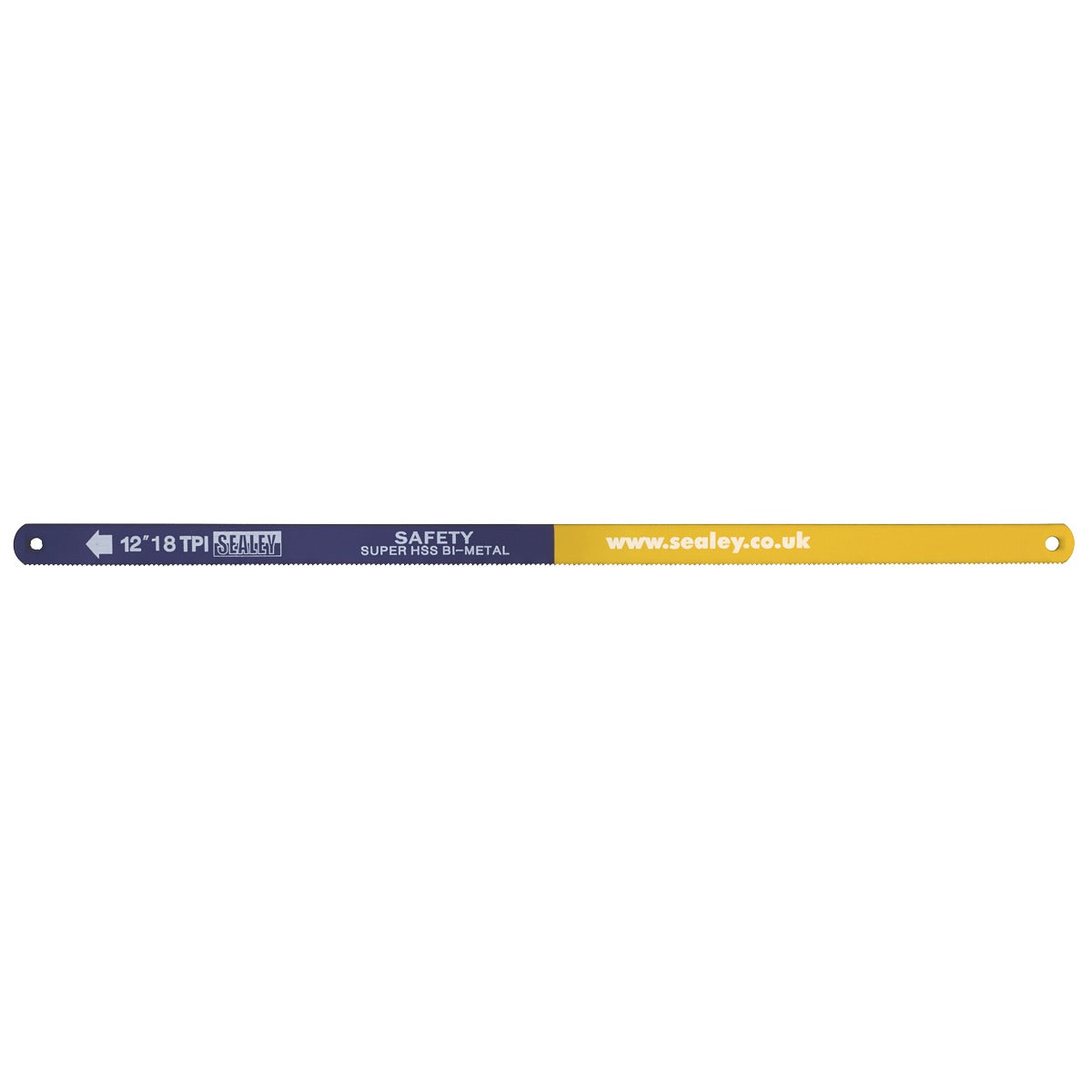 Sealey HSS Bi-Metal Hacksaw Blade 18tpi 300mm - Pack of 5 HSB0518