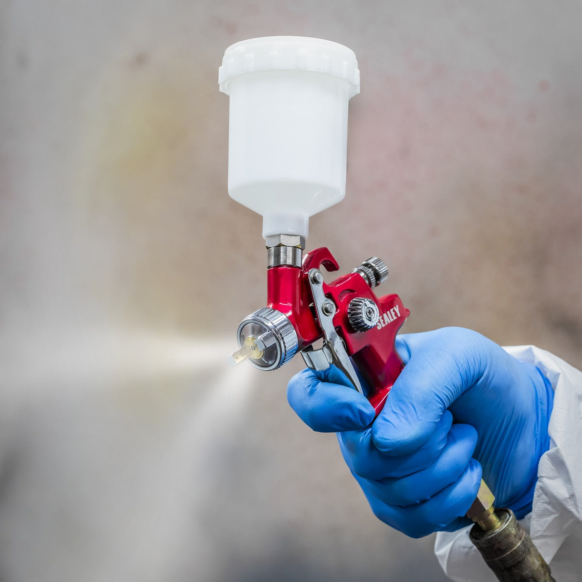 Sealey Workshop Series HVLP Gravity Feed Touch-Up Spray Gun 0.8mm Set-Up HVLP731