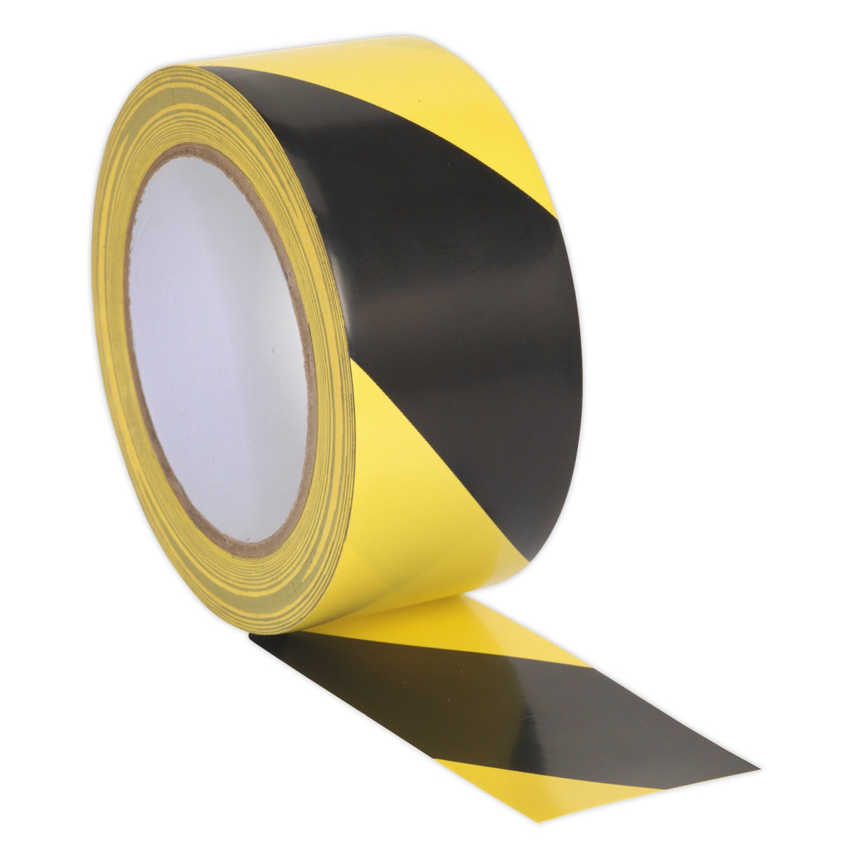 Sealey Hazard Warning Tape 50mm x 33m - Black/Yellow HWTBY