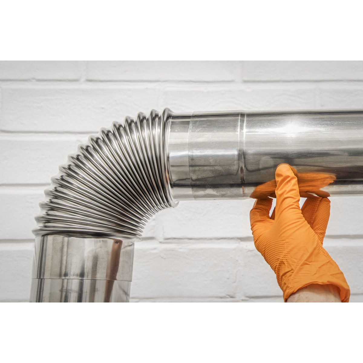 Sealey Stainless Steel Exhaust/Flue Extension Pipe for IR13/IR16 100mm 1000mm IREX2