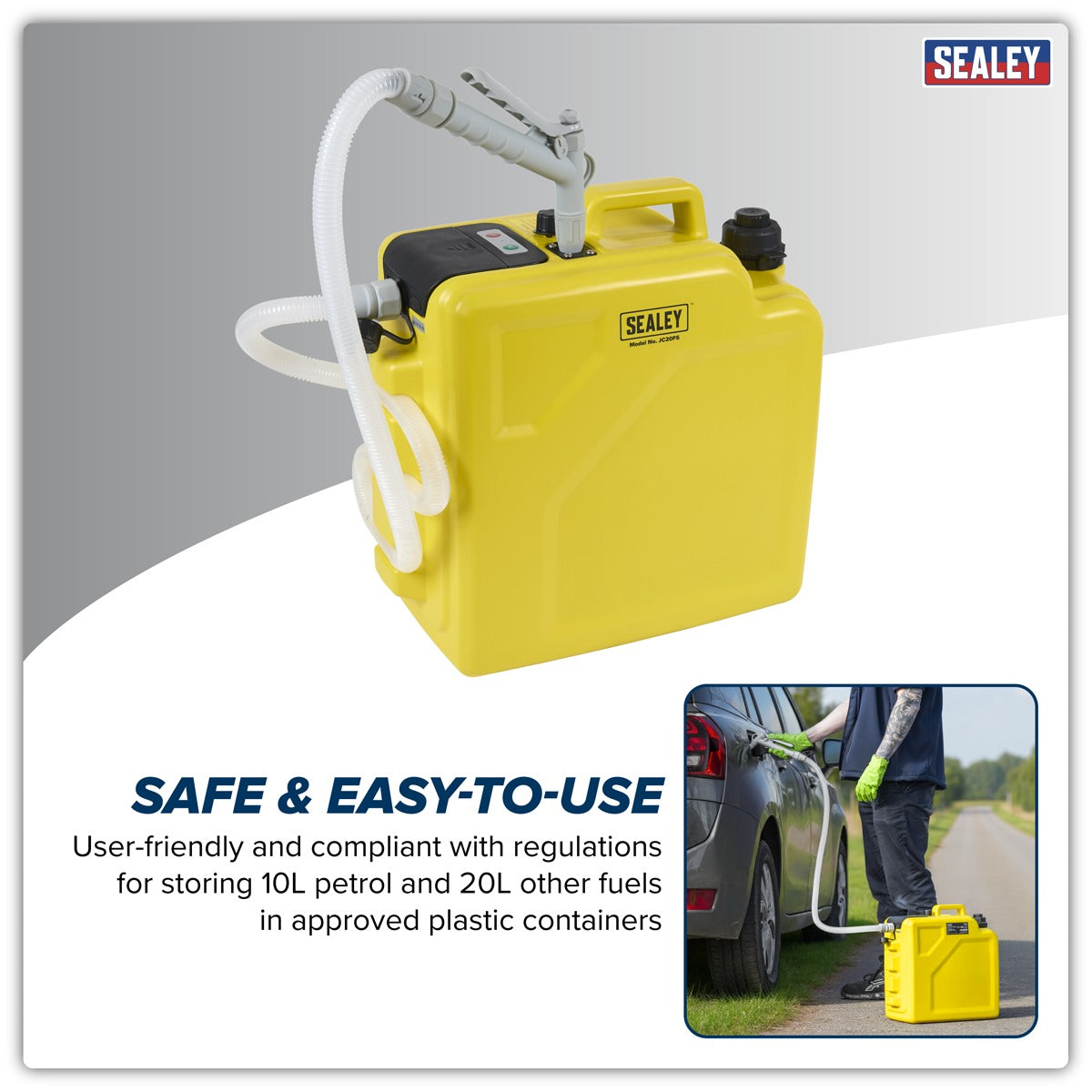 Sealey Multi-Powered Portable Fuelling Station 20L JC20FS