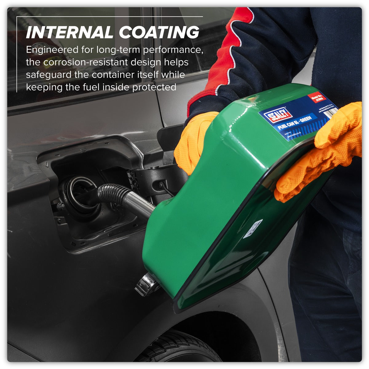 Sealey Jerry Can 5L - Green JC5RG
